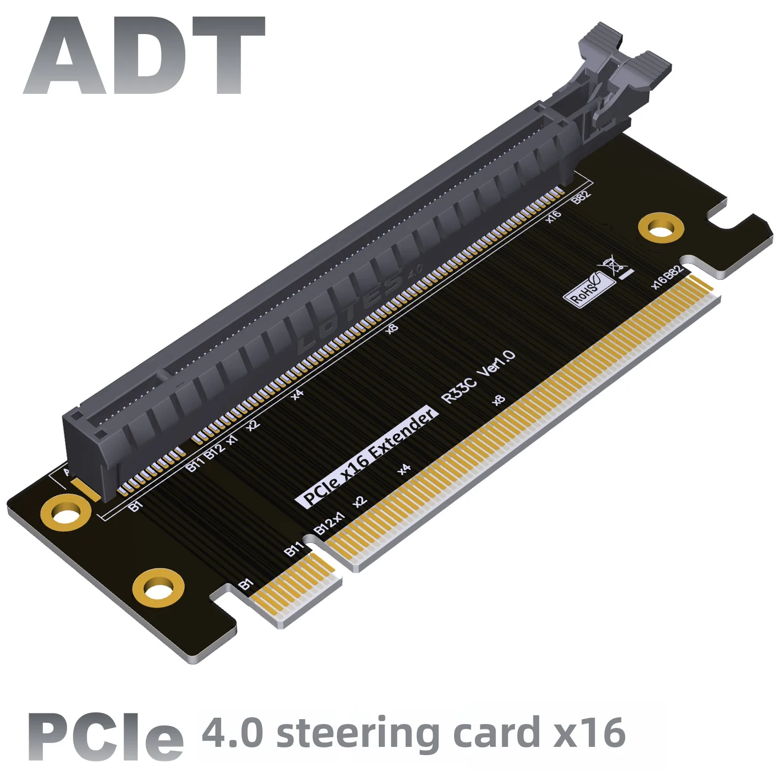 ADT PCIE 4.0x16 Рулевая карта Тест Расширенная защита слота на материнской плате Защитная карта преобразования
ADT PCIE 4.0x16 Рулевая карта Тест Расширенная защита слота на материнской плате Защитная карта преобразования