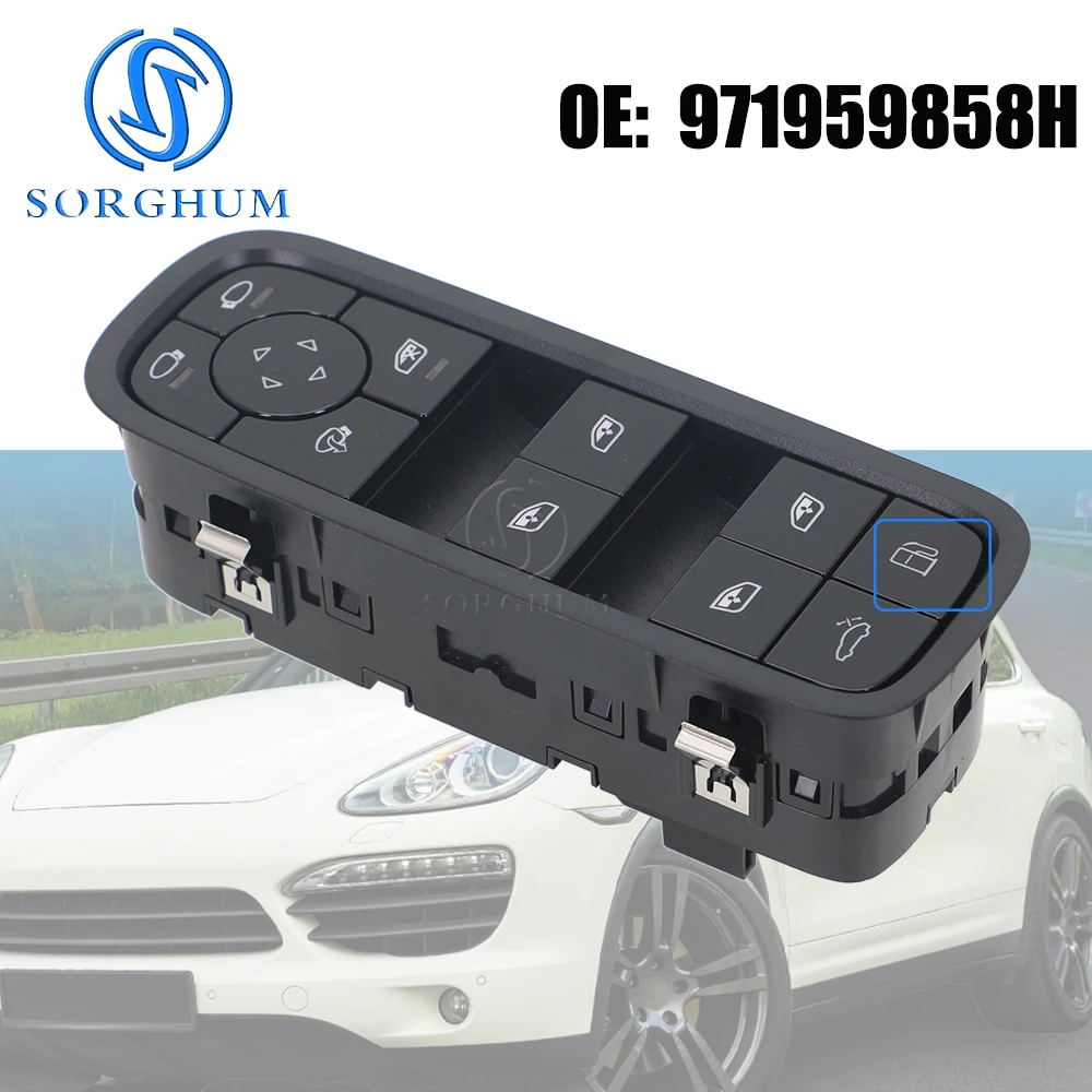 SORGHUM Electric Power Master Window Switch Glass Lifter Button for Porsche Cayenne Panamera E-Hybrid 2017 971959858H 971 959 85
SORGHUM Electric Power Master Window Switch Glass Lifter Button for Porsche Cayenne Panamera E-Hybrid 2017 971959858H 971 959 85