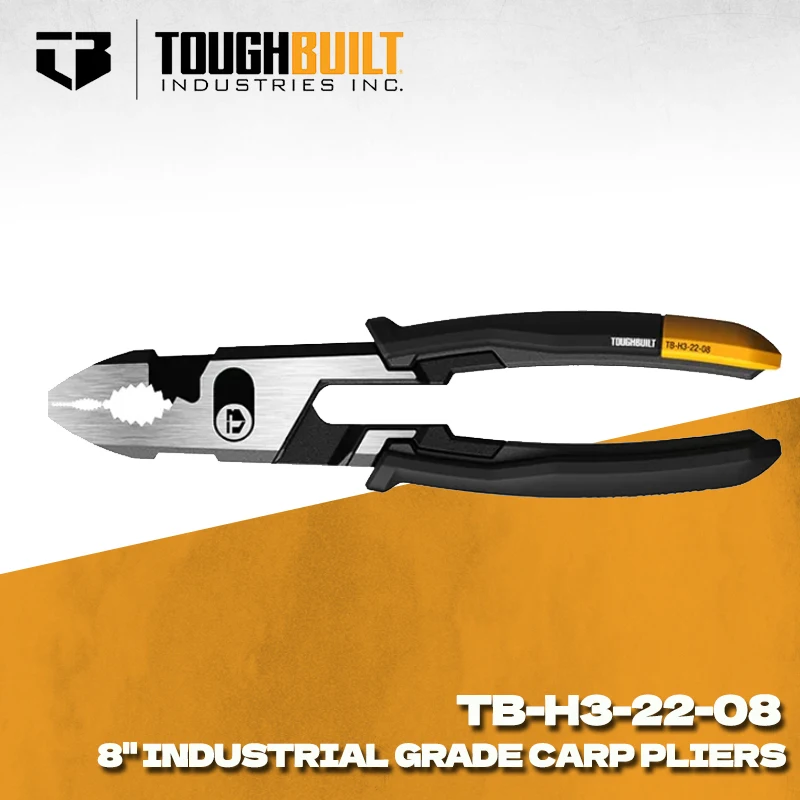 ToughBuilt TB-H3-22-08 8-дюймовые промышленные плоскогубцы для карпа Ручной инструмент Плоскогубцы TOUGHBUILT
ToughBuilt TB-H3-22-08 8-дюймовые промышленные плоскогубцы для карпа Ручной инструмент Плоскогубцы TOUGHBUILT