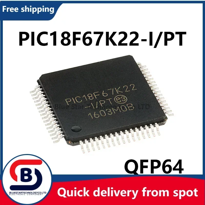 Free Shipping 5-20pcs/lots PIC18F67K22-I/PT PIC18F67K22 18F67K22 QFP64 Quick delivery from spot
Free Shipping 5-20pcs/lots PIC18F67K22-I/PT PIC18F67K22 18F67K22 QFP64 Quick delivery from spot