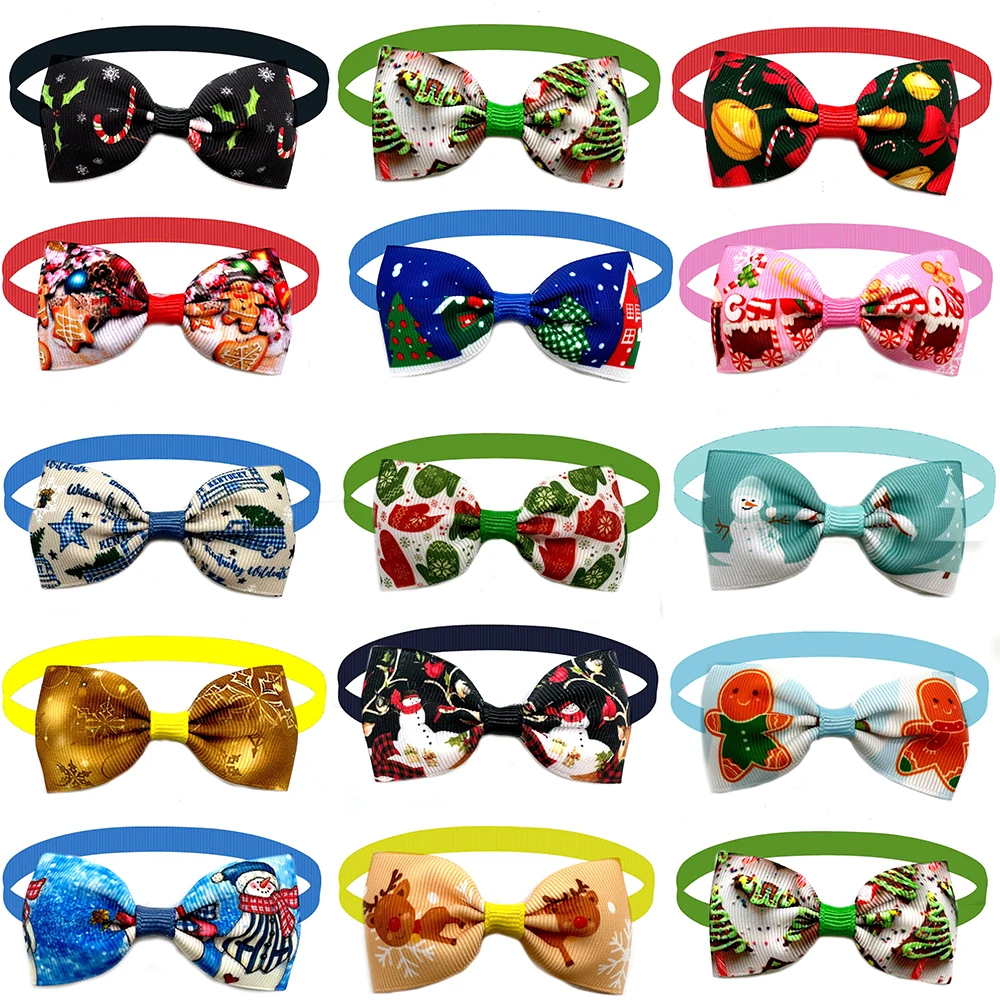 50/100pcs Christmas Small Dog Bow Ties Adjustable Collars for Small Dogs Party Dog Grooming Accessories Wholesale Pet Supplies
50/100pcs Christmas Small Dog Bow Ties Adjustable Collars for Small Dogs Party Dog Grooming Accessories Wholesale Pet Supplies