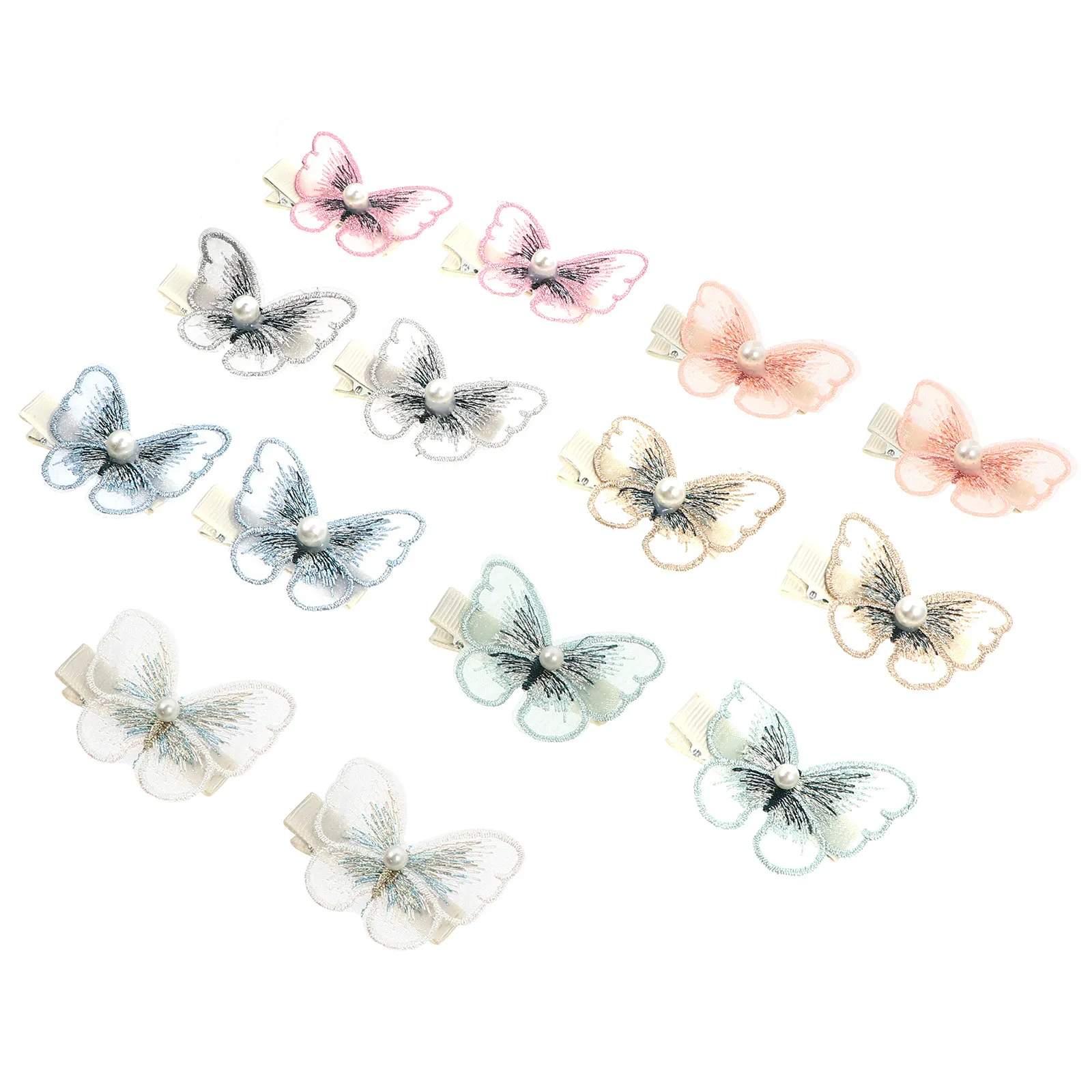 14Pcs Butterflies Pearl Hairpins Stylish Duckbill Clips Elegant Hair Barrettes Lovely Hair Accessories for Party Everyday
14Pcs Butterflies Pearl Hairpins Stylish Duckbill Clips Elegant Hair Barrettes Lovely Hair Accessories for Party Everyday