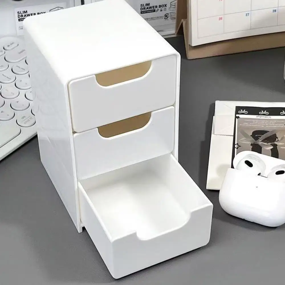 Triple Drawer Storage Box Plastic Cosmetic Storage Case Organizer With Drawers Multifunctional Cosmetic Jewelry Placement Box
Triple Drawer Storage Box Plastic Cosmetic Storage Case Organizer With Drawers Multifunctional Cosmetic Jewelry Placement Box