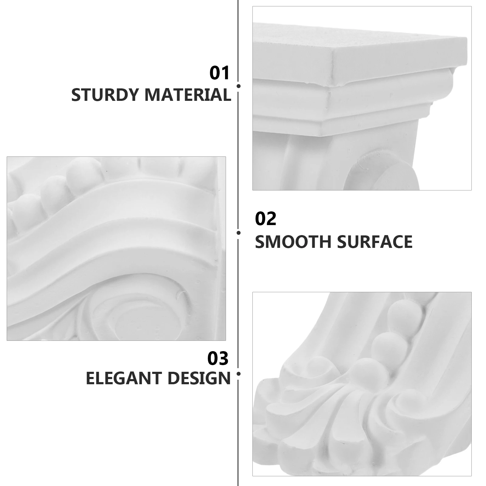 European Style Carved Decorative Corbels Elegant PU Material Lightweight Durable Ceiling Wall Furniture Home Decor Appliques
European Style Carved Decorative Corbels Elegant PU Material Lightweight Durable Ceiling Wall Furniture Home Decor Appliques