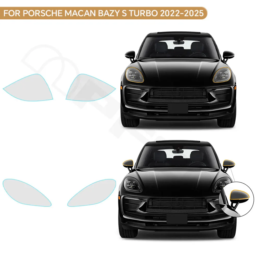 Headlight Rearview TPU Protection Film For Porsche Macan Base S Turbo 2022-2024 Pre-cut PPF Clear Bra Anti-scratch Resistant Kit
Headlight Rearview TPU Protection Film For Porsche Macan Base S Turbo 2022-2024 Pre-cut PPF Clear Bra Anti-scratch Resistant Kit