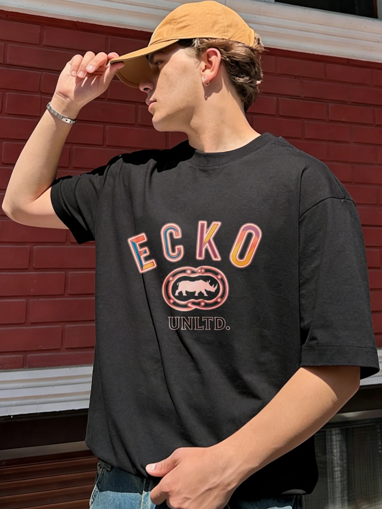 Men's ECKO UNLTD Graphic Printed Cotton Oversized Short Sleeve Streetwear T Shirt Summer Casual Daily Wear for Men
Men's ECKO UNLTD Graphic Printed Cotton Oversized Short Sleeve Streetwear T Shirt Summer Casual Daily Wear for Men