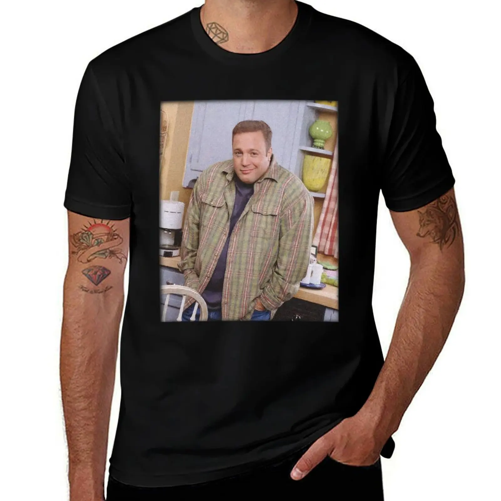 Kevin James King Of Queens T-Shirt Basic Casual Wear Short Sleeve Top
Kevin James King Of Queens T-Shirt Basic Casual Wear Short Sleeve Top