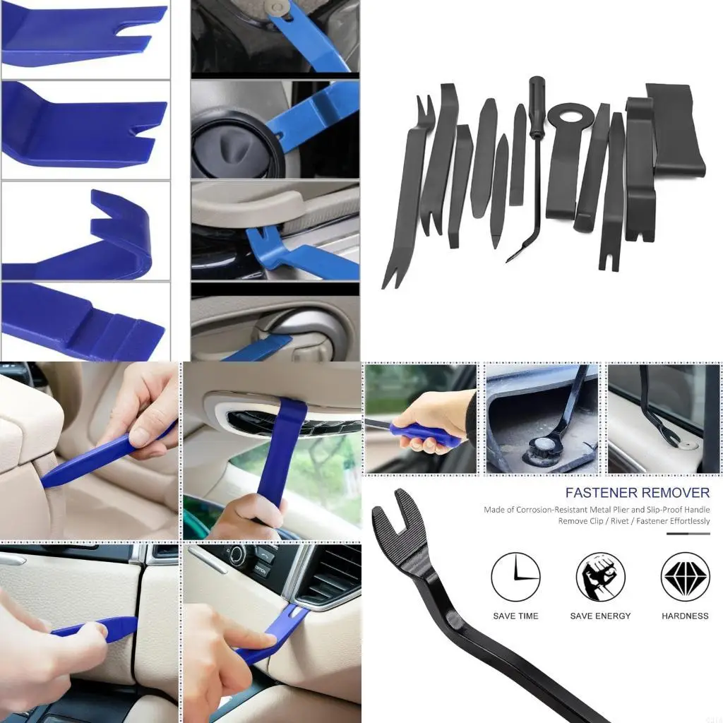 12Pcs Car Stereo Removal None Marring Pry Tools for Auto Interior Panel
12Pcs Car Stereo Removal None Marring Pry Tools for Auto Interior Panel