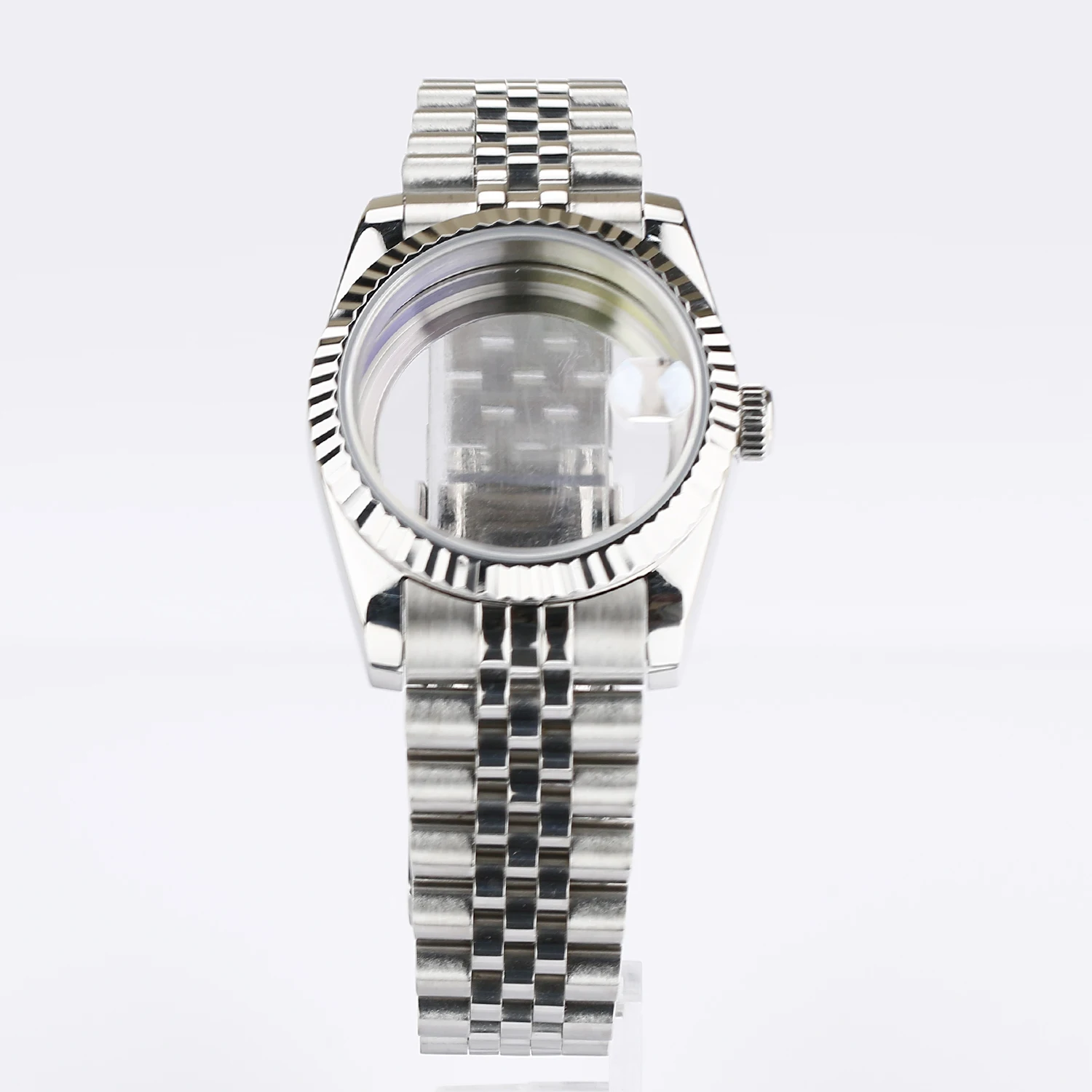 Nh35 Case 36mm 39mm Nh34 NH36 Silver Fit NH35/36 Mechanical Automatic Movement Sapphire Watch Case Silver Strap
Nh35 Case 36mm 39mm Nh34 NH36 Silver Fit NH35/36 Mechanical Automatic Movement Sapphire Watch Case Silver Strap