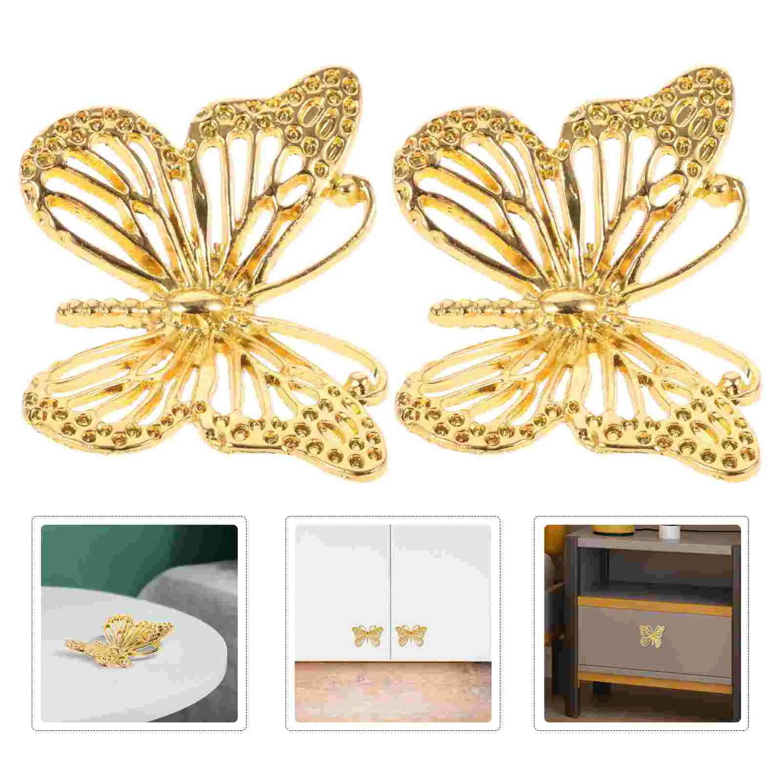 2 Pcs Butterfly Handle Decorative Door Knob for Cabinet Crystal Furniture Metal Drawer Cabinets Drawers
2 Pcs Butterfly Handle Decorative Door Knob for Cabinet Crystal Furniture Metal Drawer Cabinets Drawers