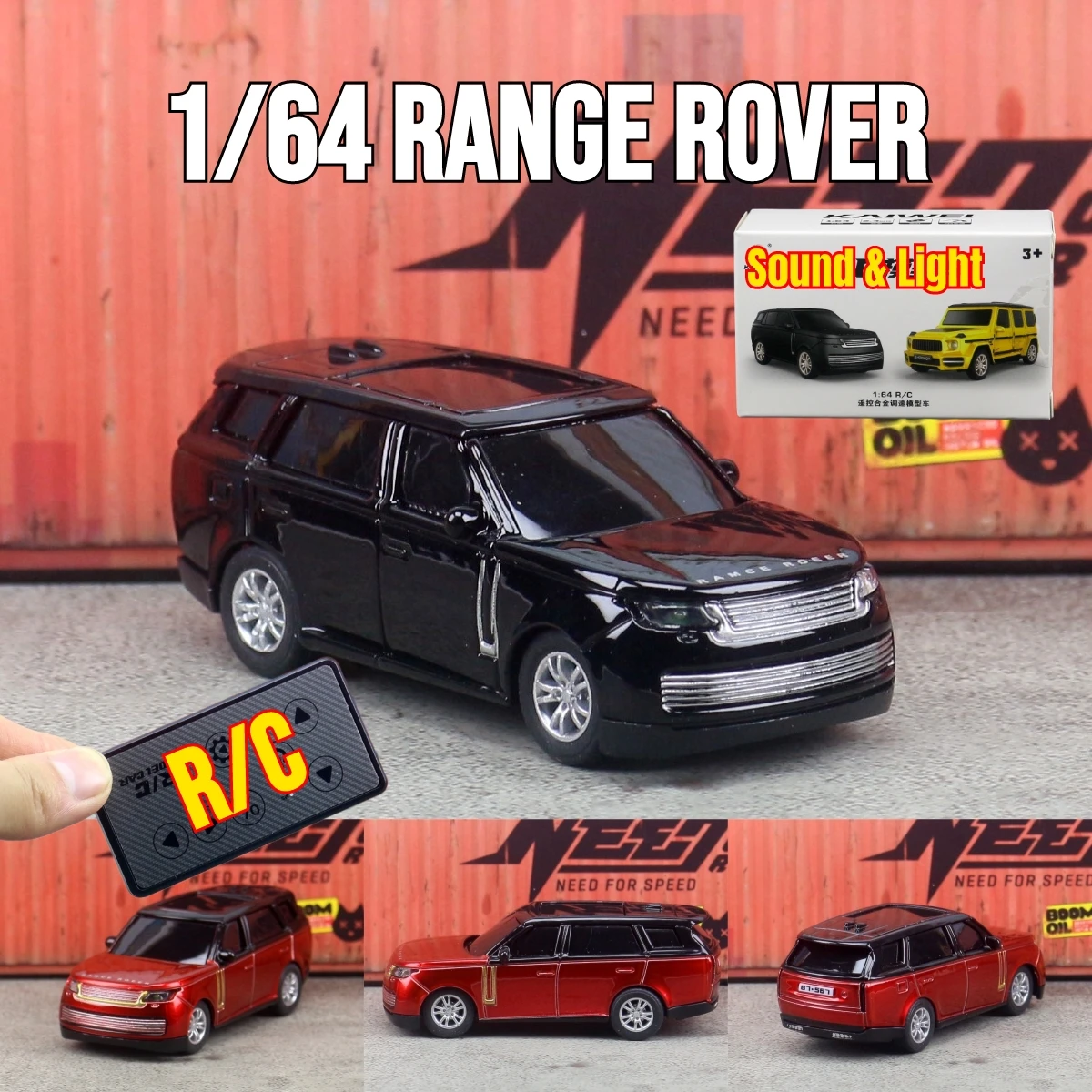 1/64 Range Rover Sport SUV With Remote Control R/C Toy Car Miniature Model 1:64 Diecast Vehicle Display Collection Gift Boys
1/64 Range Rover Sport SUV With Remote Control R/C Toy Car Miniature Model 1:64 Diecast Vehicle Display Collection Gift Boys