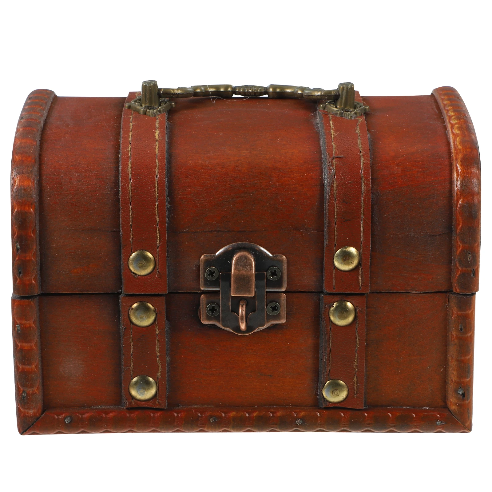 Wooden Storage Box Vintage Handheld Treasure Chest with Lock for Jewelry Coins Small Items Decorative Prop Retro Style Keepsake
Wooden Storage Box Vintage Handheld Treasure Chest with Lock for Jewelry Coins Small Items Decorative Prop Retro Style Keepsake