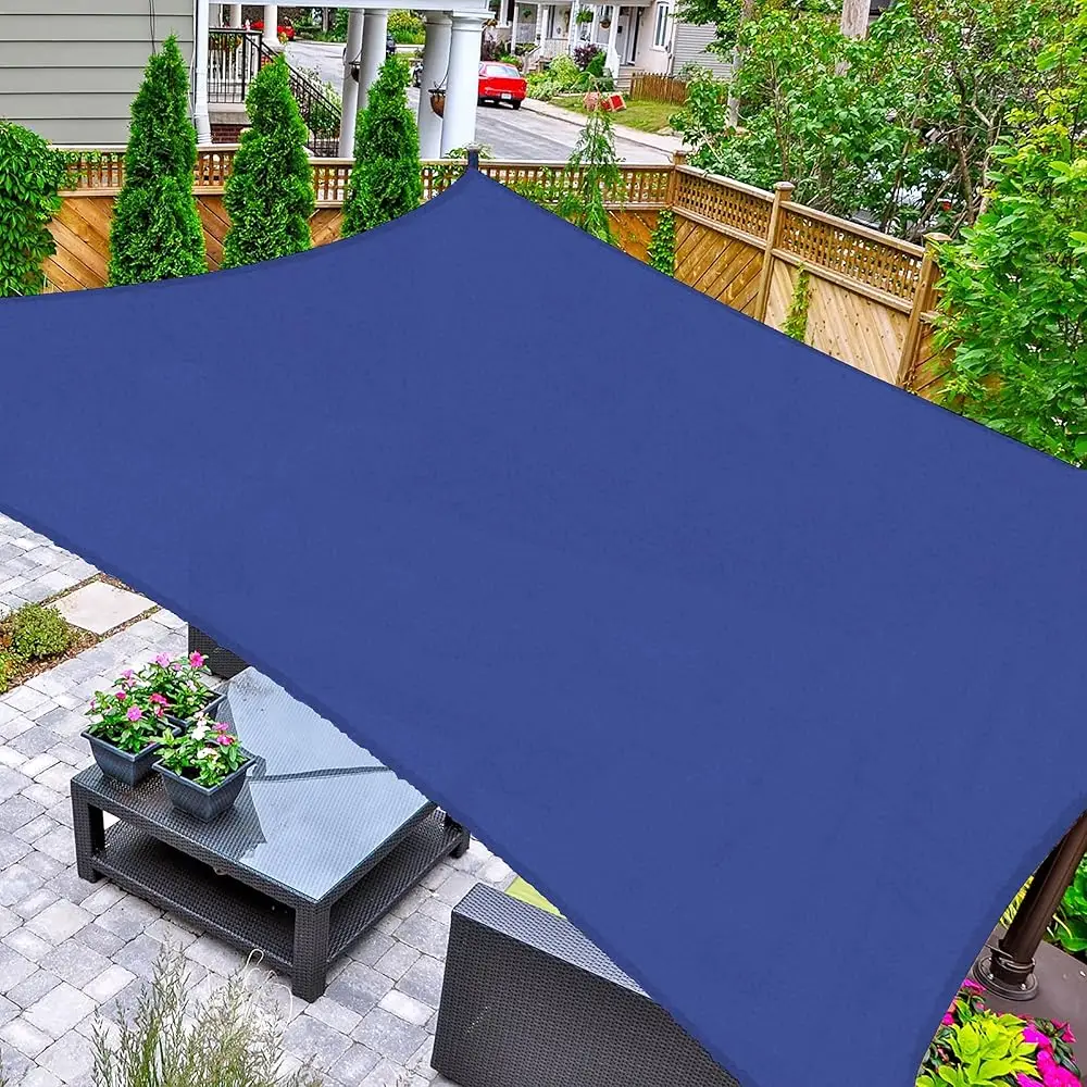 Солнцезащитный тент-парус прямоугольной формы 8' x 12' с защитой от УФ-излучения для патио, заднего двора, газона, сада, активного отдыха на открытом воздухе, синий
Солнцезащитный тент-парус прямоугольной формы 8' x 12' с защитой от УФ-излучения для патио, заднего двора, газона, сада, активного отдыха на открытом воздухе, синий