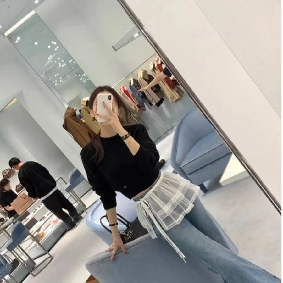Women's Spring Korean Style Sheer Lace Layering Skirt One-Piece Tie Wrap Hip Cover Casual Versatile Half
Women's Spring Korean Style Sheer Lace Layering Skirt One-Piece Tie Wrap Hip Cover Casual Versatile Half