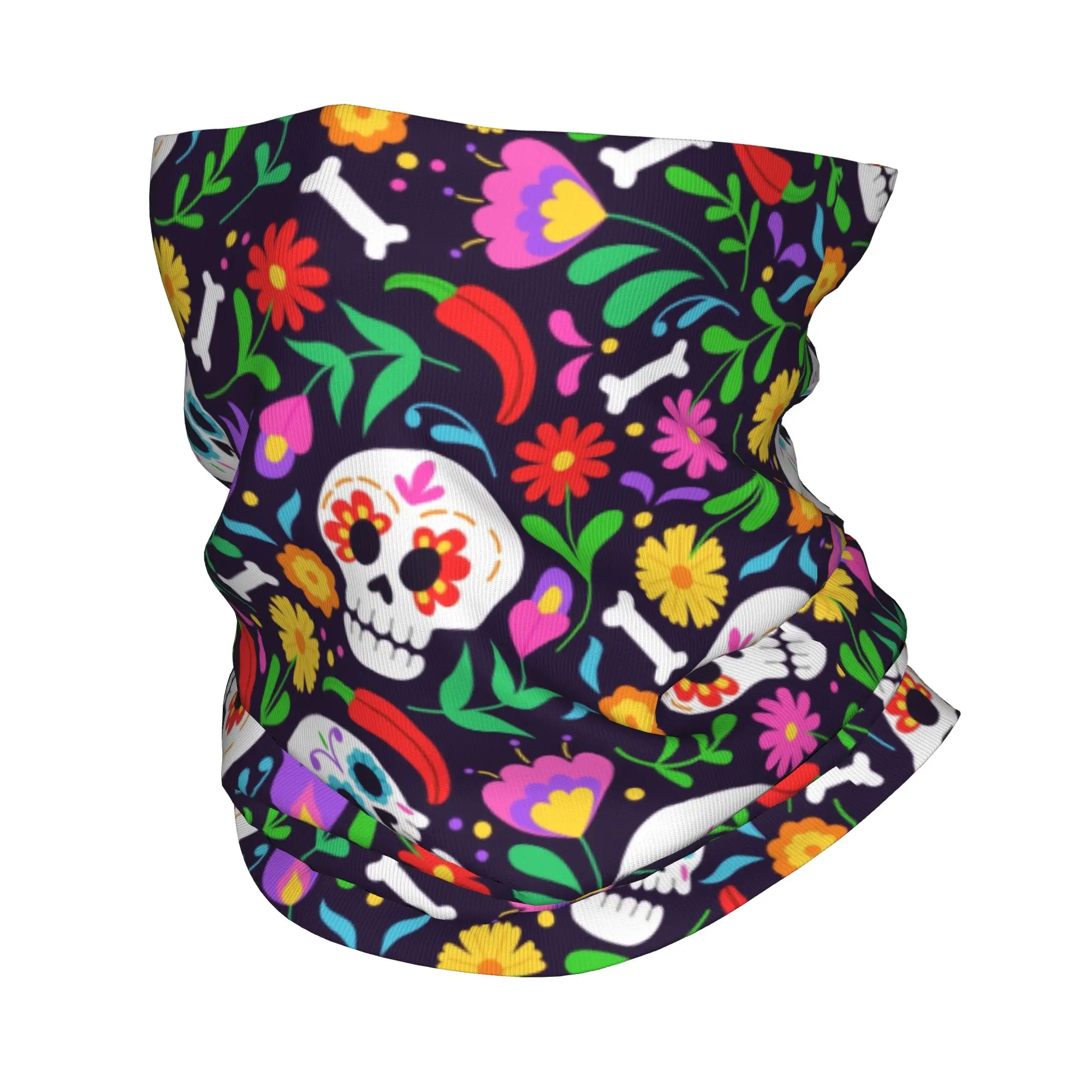 Mexican Flowers Day Of The Dead Sugar Skull Bandana Neck Gaiter Hiking Running Men Wrap Scarf Headband Warmer Face Scarf Cover
Mexican Flowers Day Of The Dead Sugar Skull Bandana Neck Gaiter Hiking Running Men Wrap Scarf Headband Warmer Face Scarf Cover