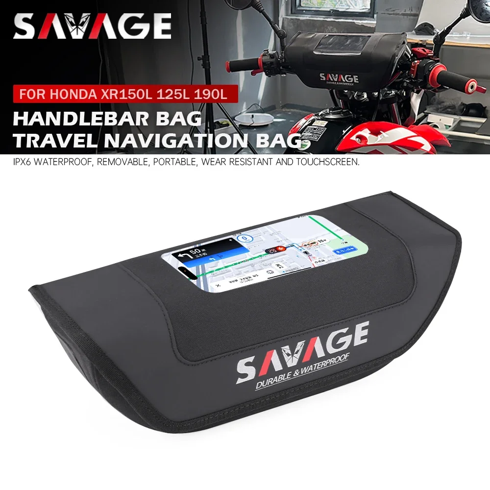 Motorcycle Handlebar Bag For HONDA XR150L XR125L XR190L XR 150L Handle Bar Navigation Bag Travel Storage Tools Bag Waterproof
Motorcycle Handlebar Bag For HONDA XR150L XR125L XR190L XR 150L Handle Bar Navigation Bag Travel Storage Tools Bag Waterproof
