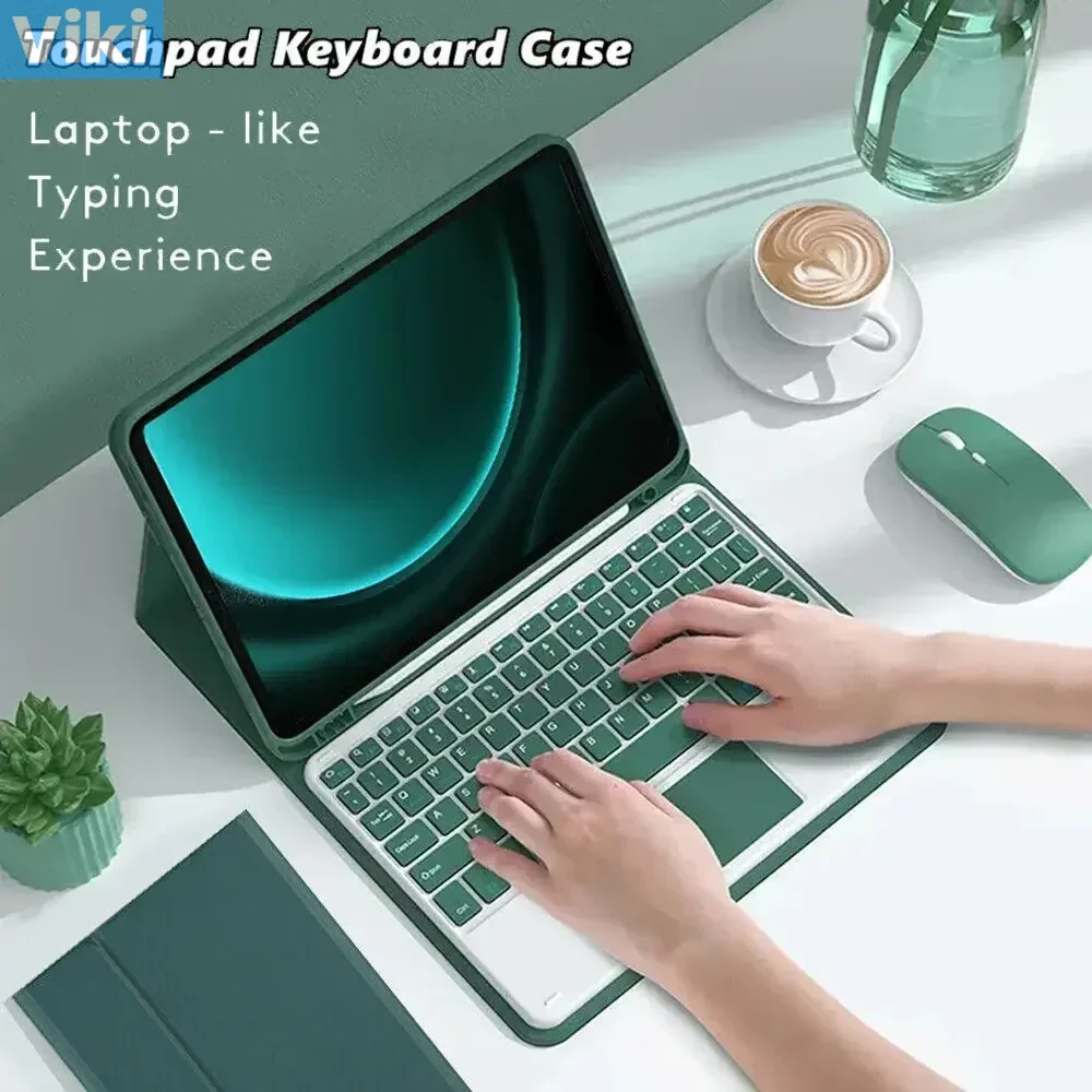 Cases For Samsung Galaxy Tab S9 FE 10.9 inch X510/X516B/X518U With Bluetooth Touchpad Keyboard Case Mouse Candy Colorful Leather
Cases For Samsung Galaxy Tab S9 FE 10.9 inch X510/X516B/X518U With Bluetooth Touchpad Keyboard Case Mouse Candy Colorful Leather