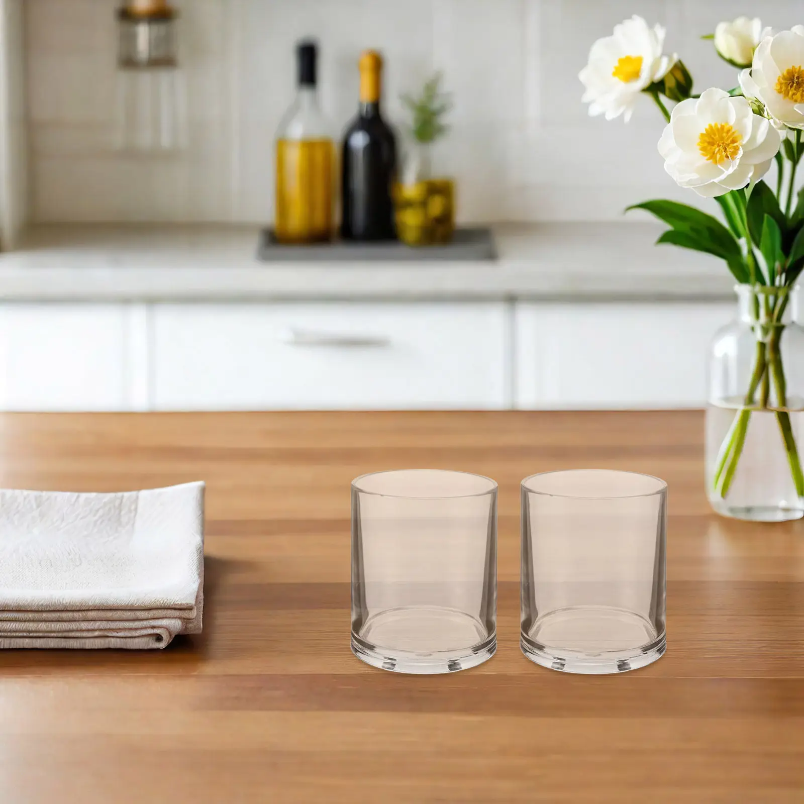 2Pcs Round Acrylic Cocktail Glasses Transparent Unbreakable for Water Juice Beer Everyday Use Minimalist Style
2Pcs Round Acrylic Cocktail Glasses Transparent Unbreakable for Water Juice Beer Everyday Use Minimalist Style