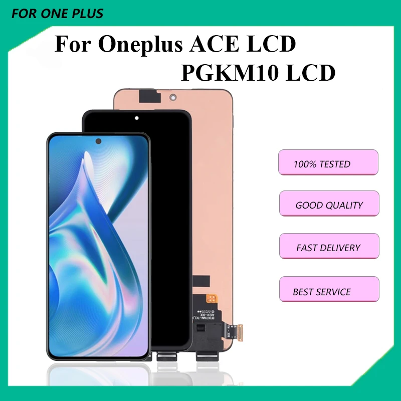 6,7 дюймовый оригинальный для OnePlus Ace PGKM10 LCD дисплей кодирующий преобразователь сенсорного экрана в сборе Замена для One plus Ace LCD
6,7 дюймовый оригинальный для OnePlus Ace PGKM10 LCD дисплей кодирующий преобразователь сенсорного экрана в сборе Замена для One plus Ace LCD