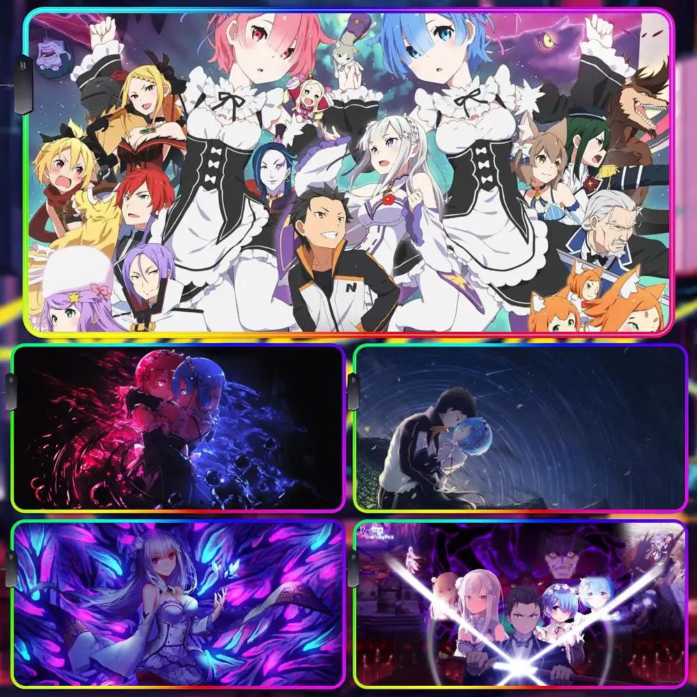 R-RE ZERO Коврик для мыши Gamer Luminescence Led Коврик для мыши Игровой стол Rgb Настольный коврик Клавиатура ПК Коврик для мыши
R-RE ZERO Коврик для мыши Gamer Luminescence Led Коврик для мыши Игровой стол Rgb Настольный коврик Клавиатура ПК Коврик для мыши