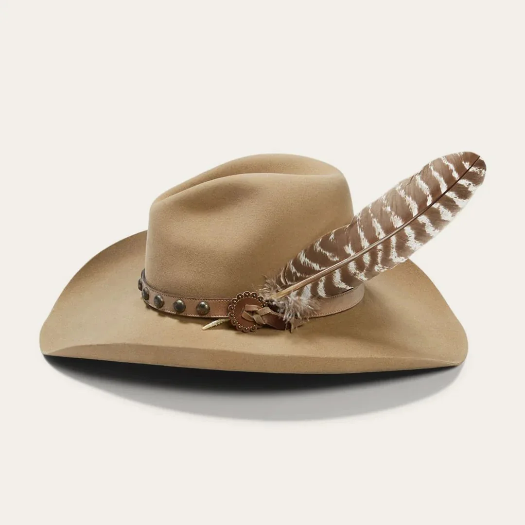 2025 Men's and Women's Vintage Compilation Decoration Jazz Hat Fashion Feather Western Cowboy Hat Leather Wool Bowler Hat
2025 Men's and Women's Vintage Compilation Decoration Jazz Hat Fashion Feather Western Cowboy Hat Leather Wool Bowler Hat