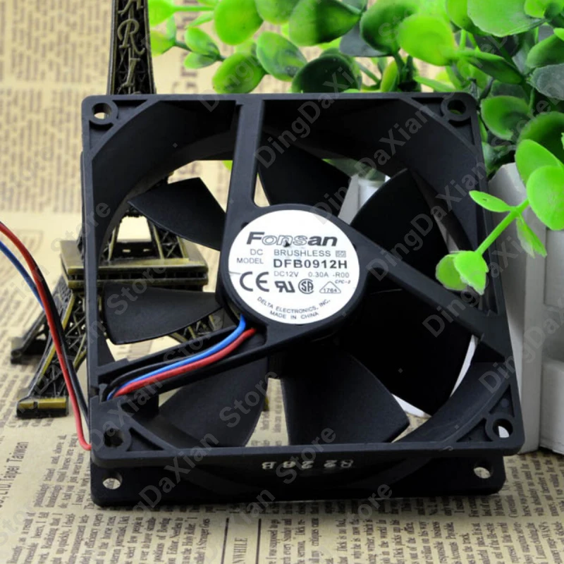 l 1PCS For DELTA DFB0912H | 12V 0.30A 2-Wire Industrial Chassis Fan 92×92×25mm 9CM
l 1PCS For DELTA DFB0912H | 12V 0.30A 2-Wire Industrial Chassis Fan 92×92×25mm 9CM