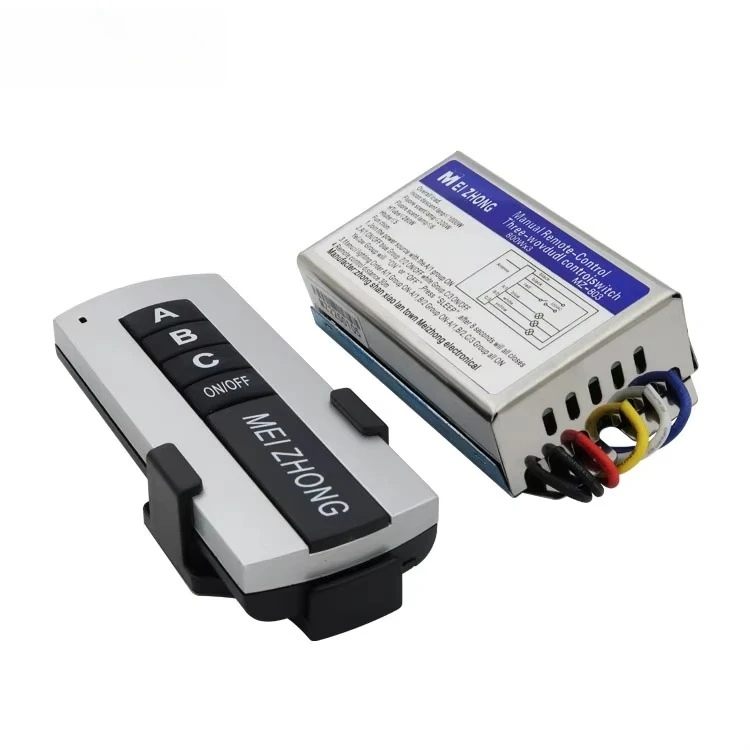 Manufacturers Wholesale Wireless Remote Control Switch 220V Household Light Switch Automatic Light Bulb Remote Control Switch
Manufacturers Wholesale Wireless Remote Control Switch 220V Household Light Switch Automatic Light Bulb Remote Control Switch