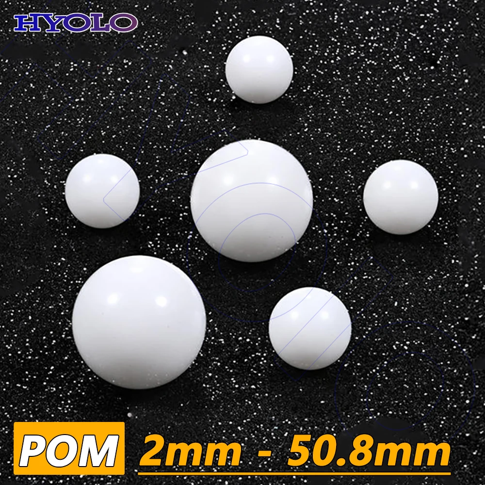 POM Plastic Balls Solid Polyoxymethylene Precision Bearings Ball Rolling Bead 2 2.38 2.5 2.778 3 3.175 3.5 4 4.5 4.763 - 50.8mm
POM Plastic Balls Solid Polyoxymethylene Precision Bearings Ball Rolling Bead 2 2.38 2.5 2.778 3 3.175 3.5 4 4.5 4.763 - 50.8mm