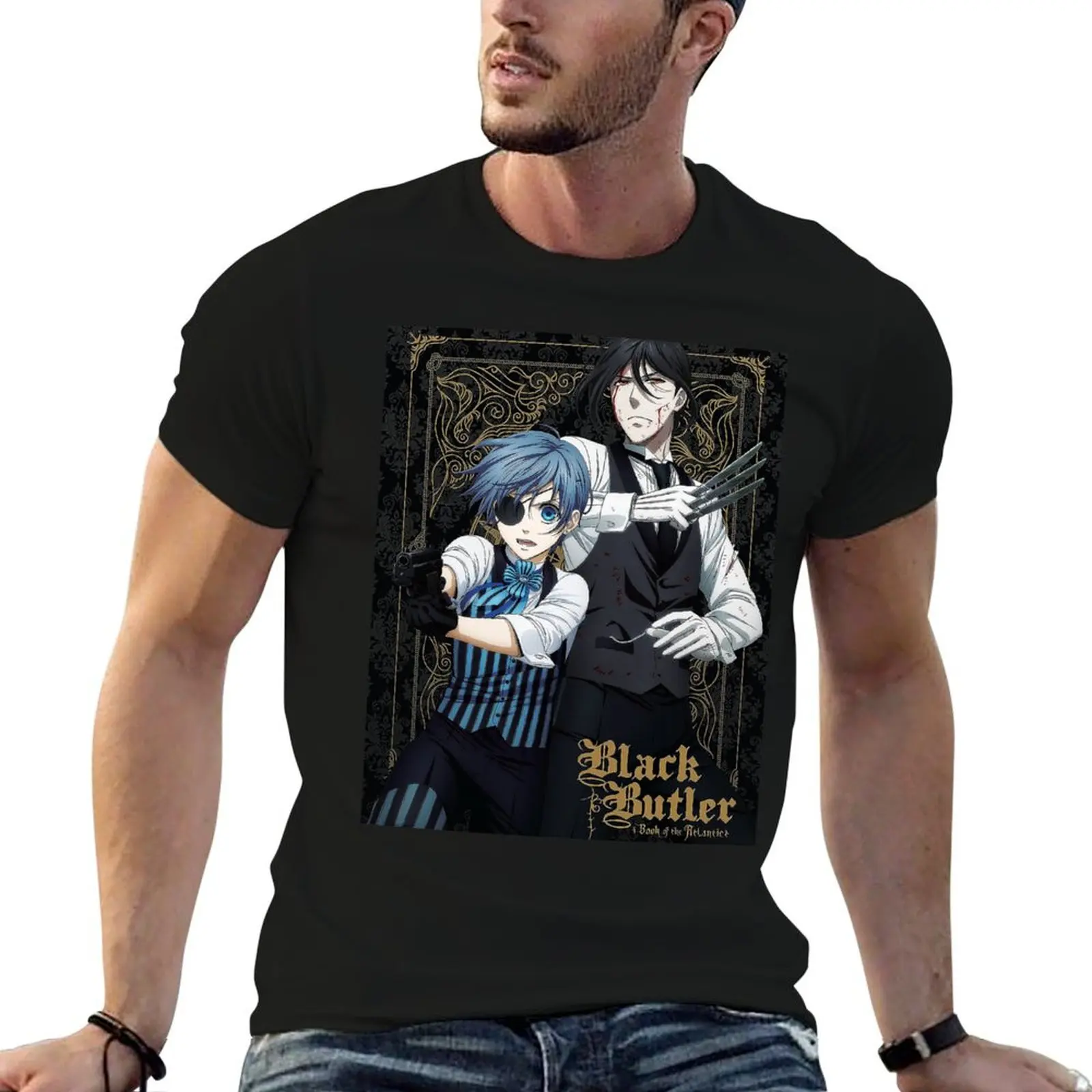 for shirts black funny cotton shirts t blue butler t T-Shirt man anime
for shirts black funny cotton shirts t blue butler t T-Shirt man anime