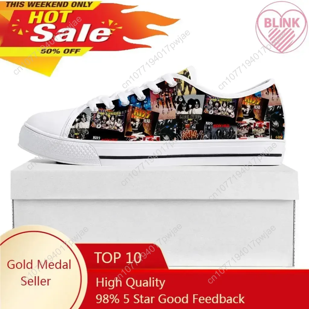 Heavy Metal Rock Band Kiss Fashion Low Top High Quality Sneakers Mens Womens Teenager Canvas Sneaker Couple Shoes Custom Shoe
Heavy Metal Rock Band Kiss Fashion Low Top High Quality Sneakers Mens Womens Teenager Canvas Sneaker Couple Shoes Custom Shoe