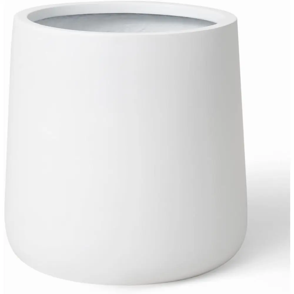 14 H Conico Medium Plant Pot with Drainage Hole, Suitable for Indoor and Outdoor Use, 5-Year Warranty (White, 13 H x 12.6 D)
14 H Conico Medium Plant Pot with Drainage Hole, Suitable for Indoor and Outdoor Use, 5-Year Warranty (White, 13 H x 12.6 D)