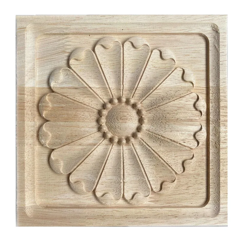 6-28CM Vintage Pattern Carved Onlay Applique Home Decoration Accessories Decor Solid Wood Engraved Square Decorative Flowers
6-28CM Vintage Pattern Carved Onlay Applique Home Decoration Accessories Decor Solid Wood Engraved Square Decorative Flowers