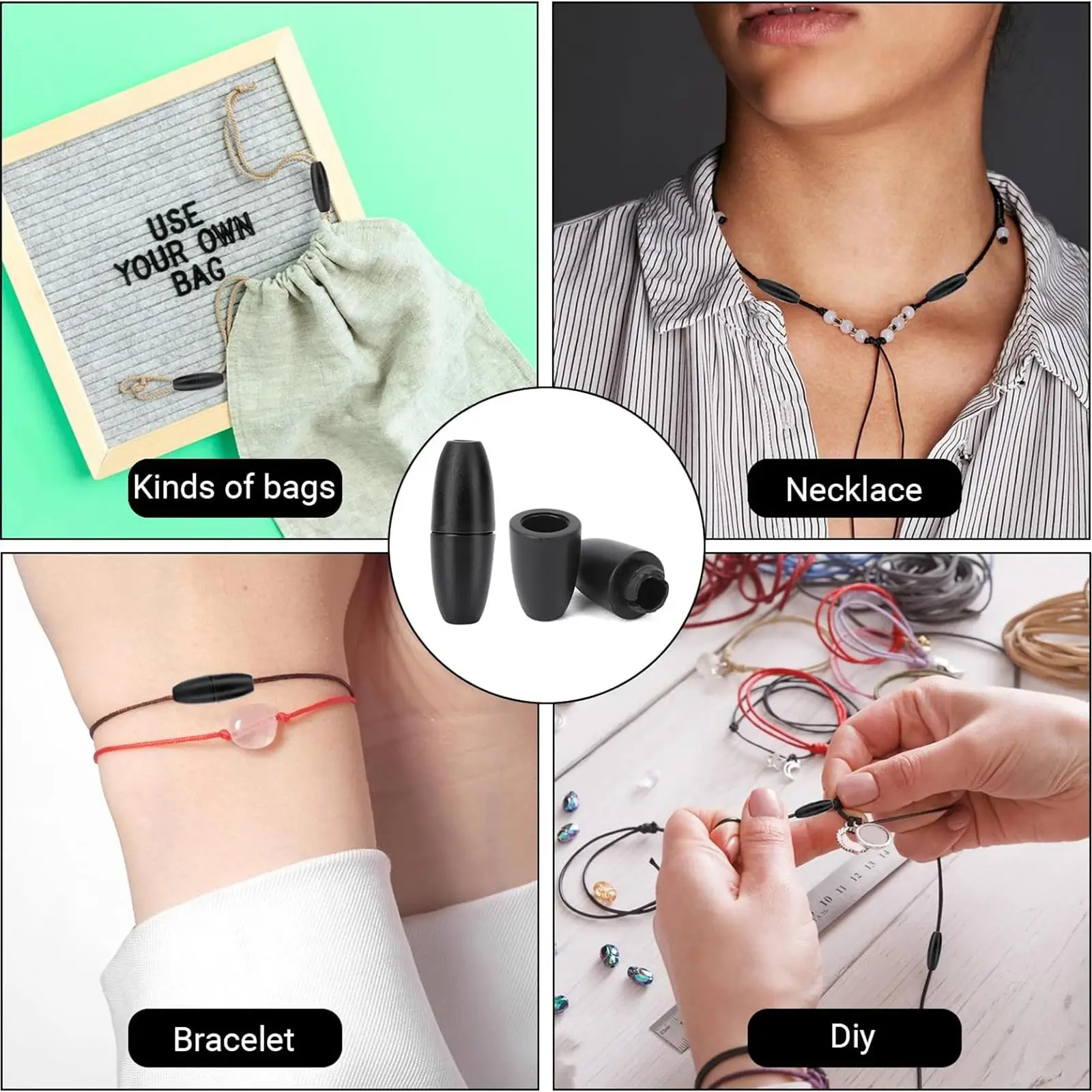 50x Bead Barrel Connectors Removable DIY Craft Accessories Lanyard Clasps
50x Bead Barrel Connectors Removable DIY Craft Accessories Lanyard Clasps