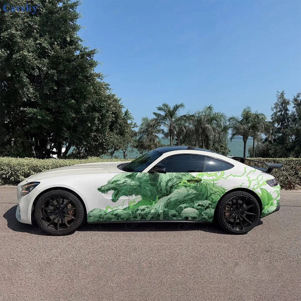 Виниловые наклейки на автомобиль Green Flame Wolf Howl, 2 шт., прочные, устойчивые к выцветанию, улучшающие эстетику автомобиля, с ярким художественным дизайном
Виниловые наклейки на автомобиль Green Flame Wolf Howl, 2 шт., прочные, устойчивые к выцветанию, улучшающие эстетику автомобиля, с ярким художественным дизайном