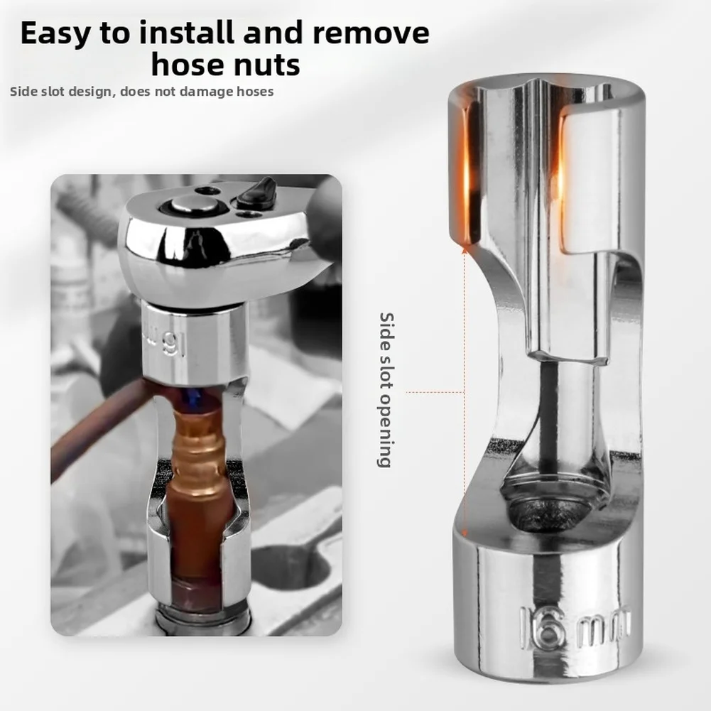 10PCS 3/8 Drive Slotted Oxygen Sensor Socket Wrench Set 10-19mm Chrome Vanadium Steel For Auto Engine Repair Hand Tools Kit
10PCS 3/8 Drive Slotted Oxygen Sensor Socket Wrench Set 10-19mm Chrome Vanadium Steel For Auto Engine Repair Hand Tools Kit