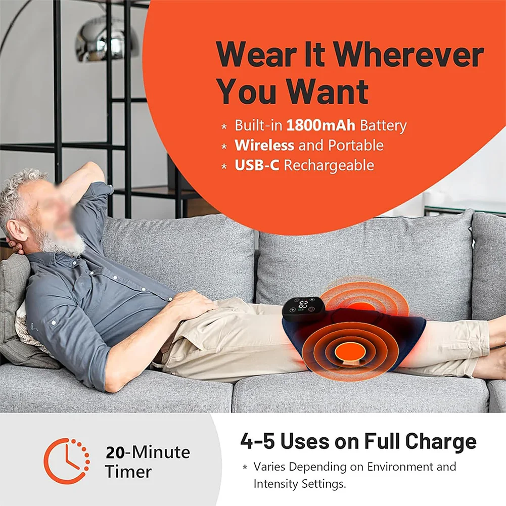 1 шт., наколенники с электрическим подогревом, снимающие холодные ноги, перезаряжаемый умный массажер для колена, подушечки с подогревом для расслабления мышц тела, аксессуары
1 шт., наколенники с электрическим подогревом, снимающие холодные ноги, перезаряжаемый умный массажер для колена, подушечки с подогревом для расслабления мышц тела, аксессуары