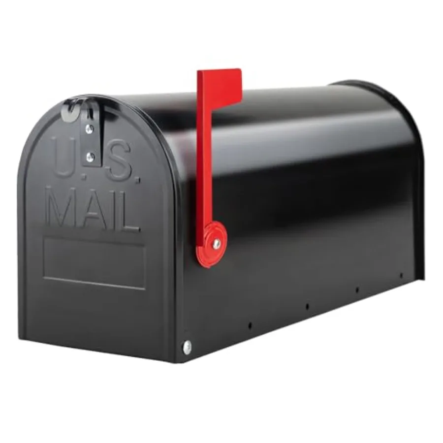 Mailboxes for Outside Post Mount, Black Metal Mailbox, Standard Size, 20 x 8.7 x 6.7 Inches
Mailboxes for Outside Post Mount, Black Metal Mailbox, Standard Size, 20 x 8.7 x 6.7 Inches