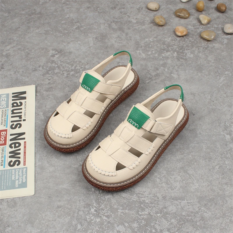 Casual Summer Hollow out Roman Style Sandals Breathable Flat Bottom Beach Shoes Women's Slip-On Comfortable Lazy Hole Hole Shoes
Casual Summer Hollow out Roman Style Sandals Breathable Flat Bottom Beach Shoes Women's Slip-On Comfortable Lazy Hole Hole Shoes