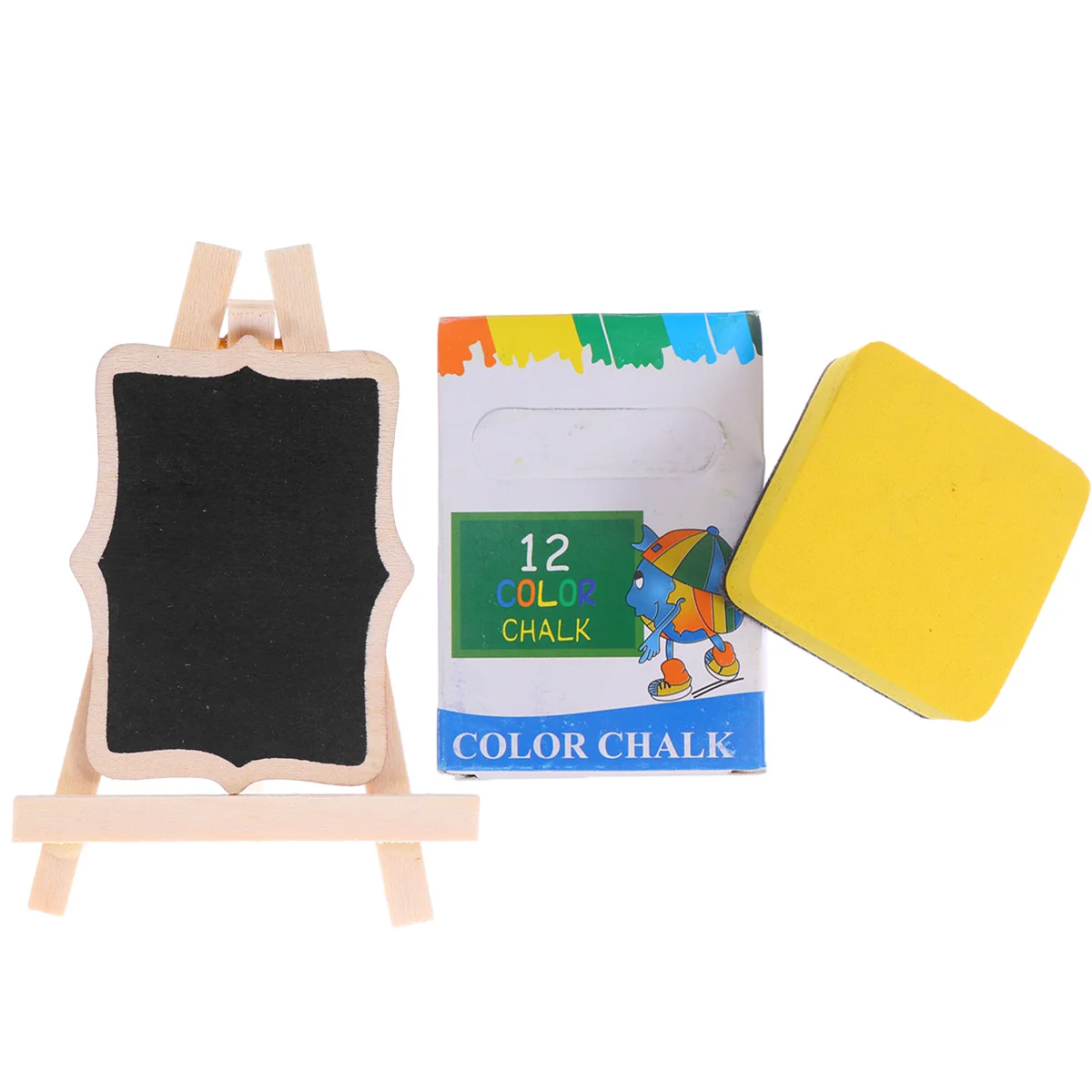 3Pcs Small Wooden Mini Blackboard Message Memo Board Desktop Chalk Eraser Set for School Desktop Blackboard
3Pcs Small Wooden Mini Blackboard Message Memo Board Desktop Chalk Eraser Set for School Desktop Blackboard