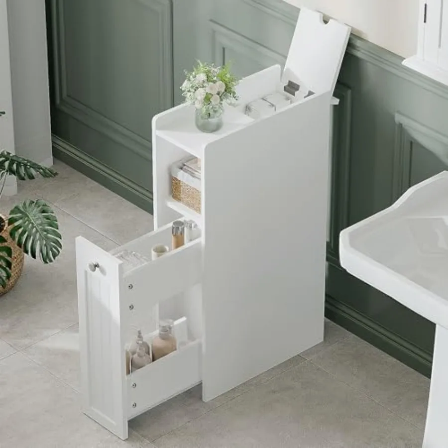 Slim Bathroom Storage Cabinet Small Narrow Storage Organizer with Slide Out Drawers Freestanding Toilet Paper Holder Bathroom C
Slim Bathroom Storage Cabinet Small Narrow Storage Organizer with Slide Out Drawers Freestanding Toilet Paper Holder Bathroom C