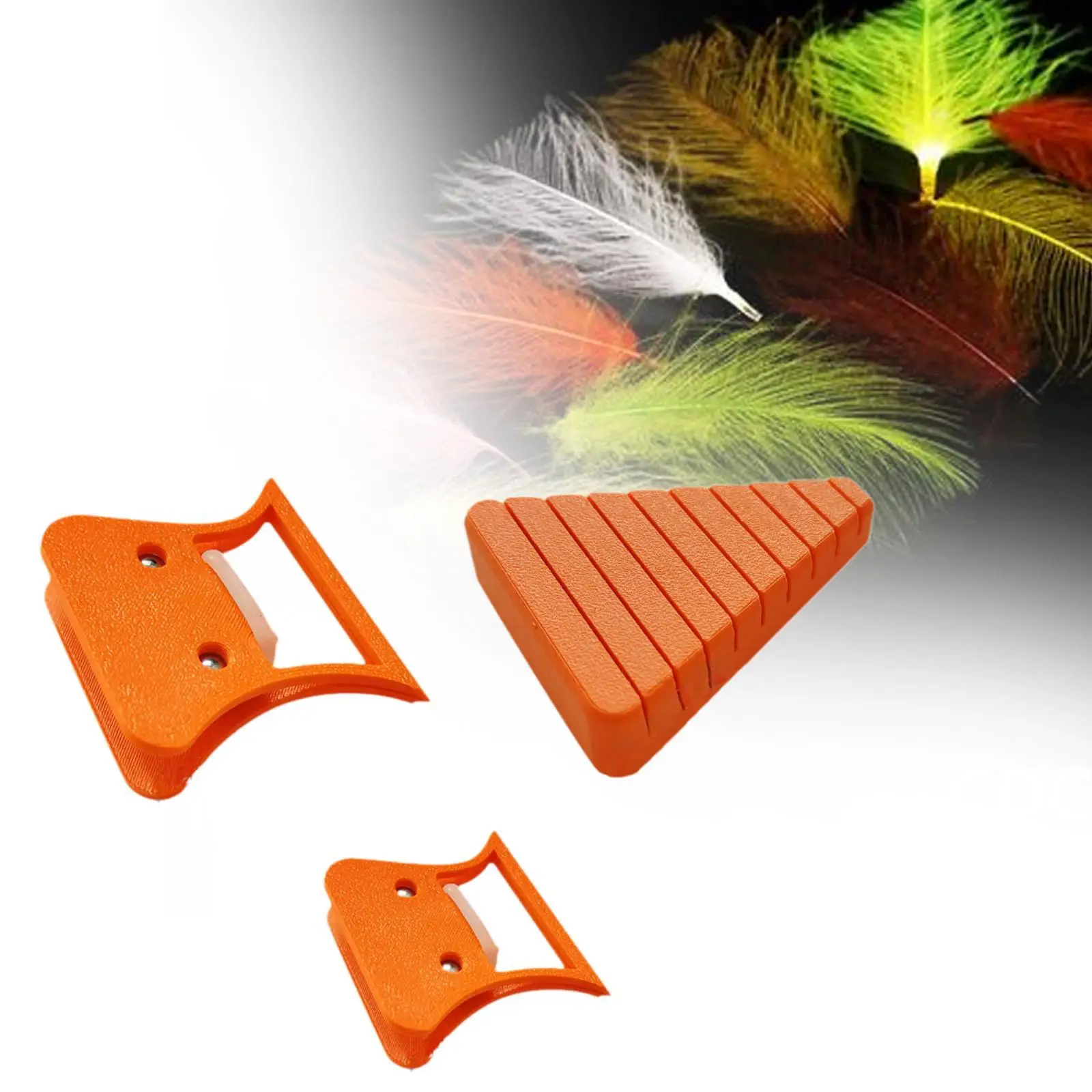 Fly Tying Tool Accessories Multiuse Feather Folder for Fishing Attachments
Fly Tying Tool Accessories Multiuse Feather Folder for Fishing Attachments