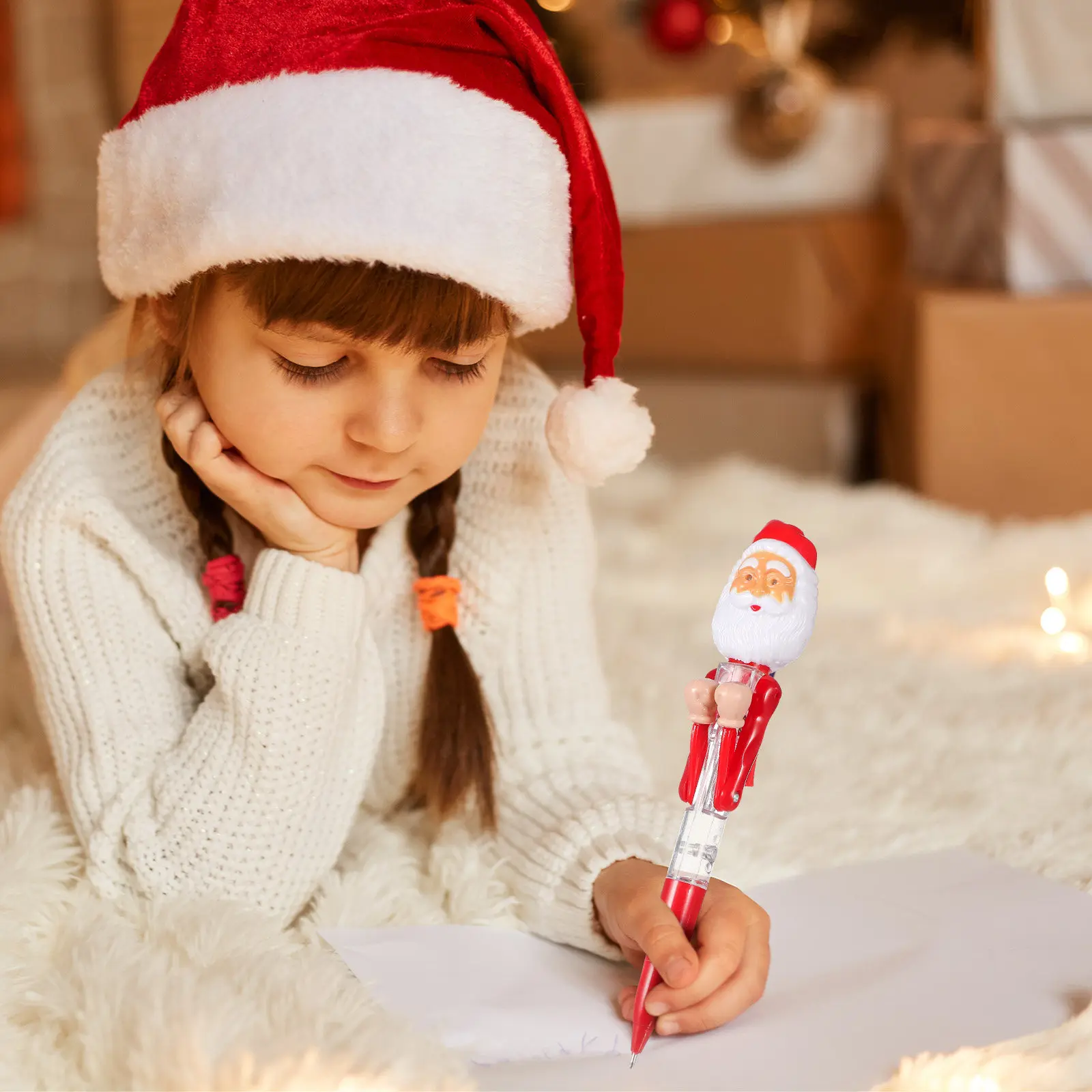 2Pcs Santa Claus Ballpoint Pens Christmas Theme Free-Flowing Ink Smooth Writing Pen for Students Scrapbook Hand-Made Cards
2Pcs Santa Claus Ballpoint Pens Christmas Theme Free-Flowing Ink Smooth Writing Pen for Students Scrapbook Hand-Made Cards