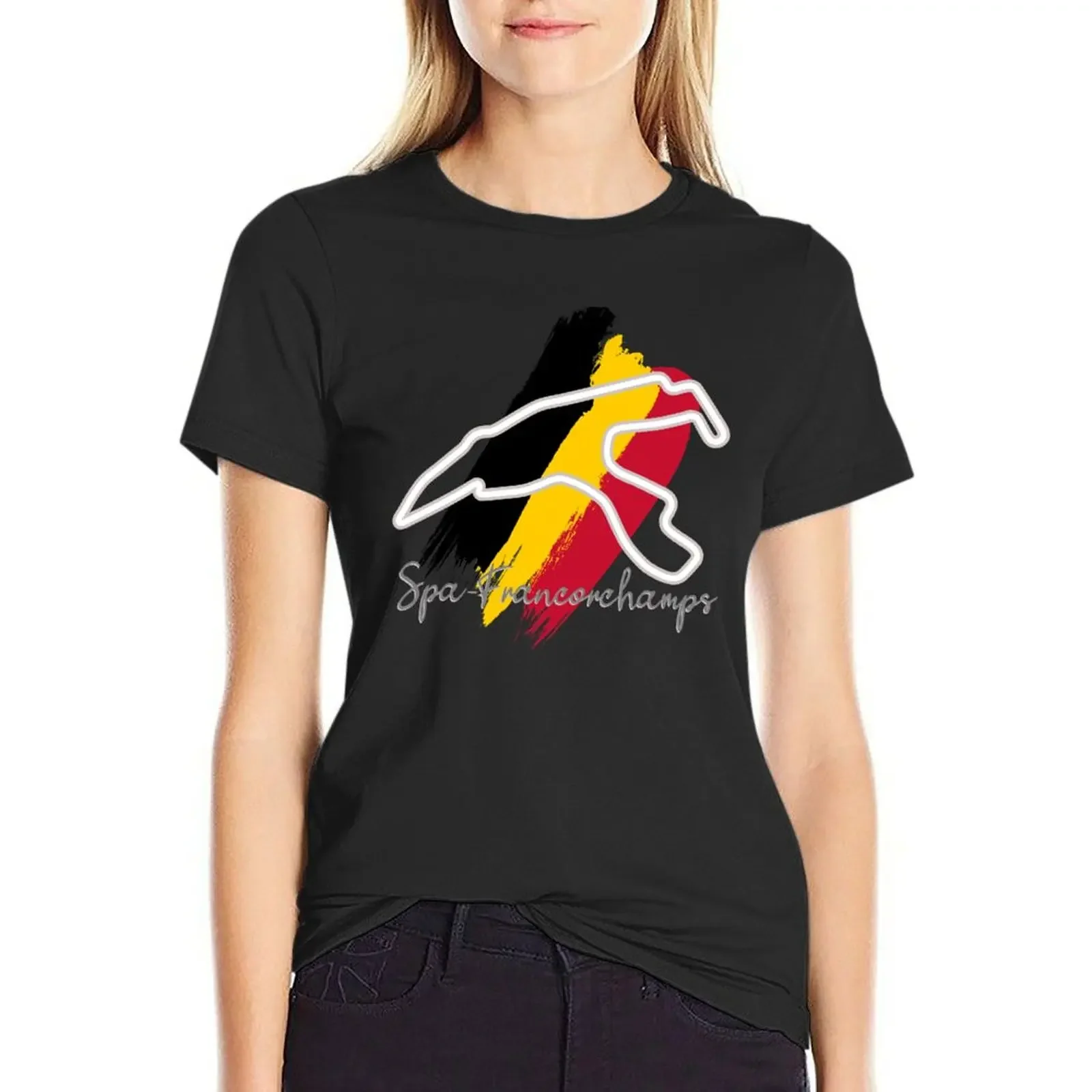 Spa-Francorchamps Circuit T-Shirt summer top korean fashion plus sizes Blouse workout t shirts for Women
Spa-Francorchamps Circuit T-Shirt summer top korean fashion plus sizes Blouse workout t shirts for Women