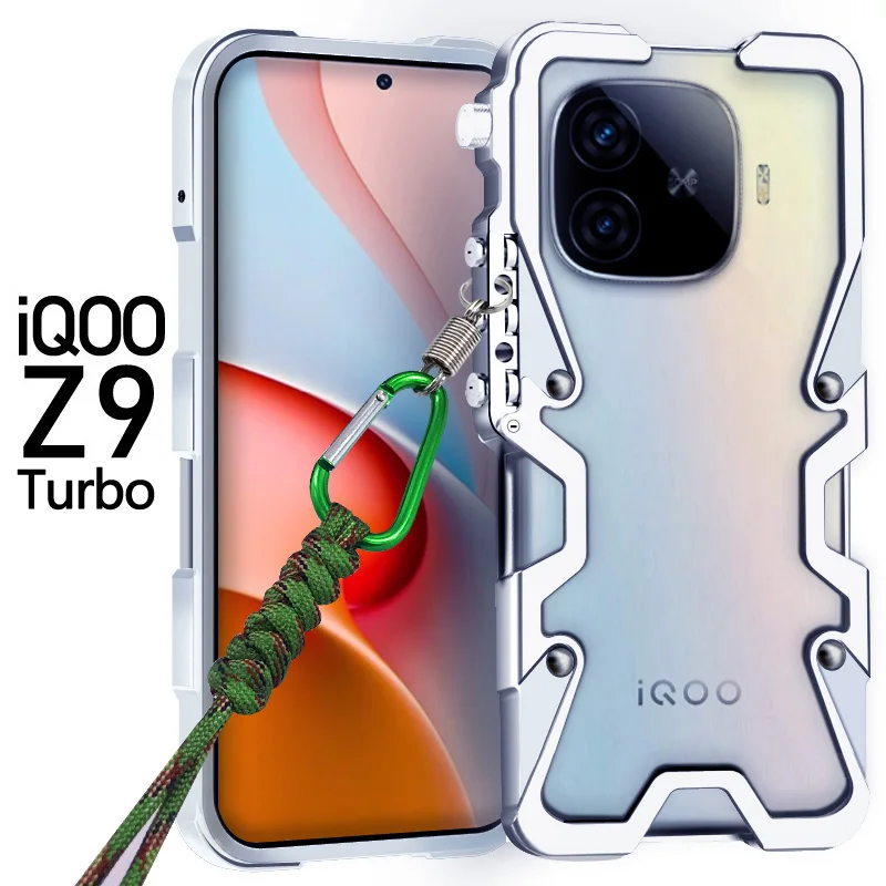 Zimon Luxury Armor Metal Aluminum Phone Bumper For Vivo Iqoo Z10 Z9 Z9s Z10R Z10x Turbo Cover Mechanical Purely Handmade Case
Zimon Luxury Armor Metal Aluminum Phone Bumper For Vivo Iqoo Z10 Z9 Z9s Z10R Z10x Turbo Cover Mechanical Purely Handmade Case