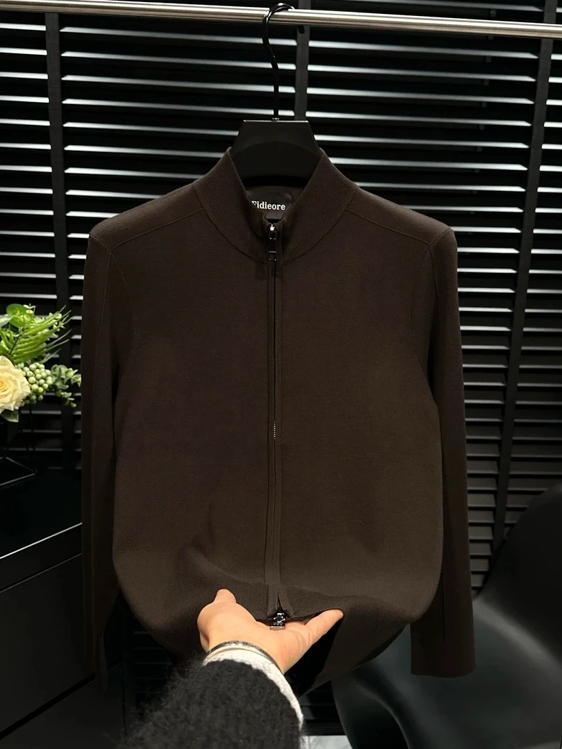 Men's Spring Autumn Zipper Knitted Cardigan Jacket Stand Collar Fashionable Versatile High-End Business Style Long Sleeve Out...
Men's Spring Autumn Zipper Knitted Cardigan Jacket Stand Collar Fashionable Versatile High-End Business Style Long Sleeve Out...
