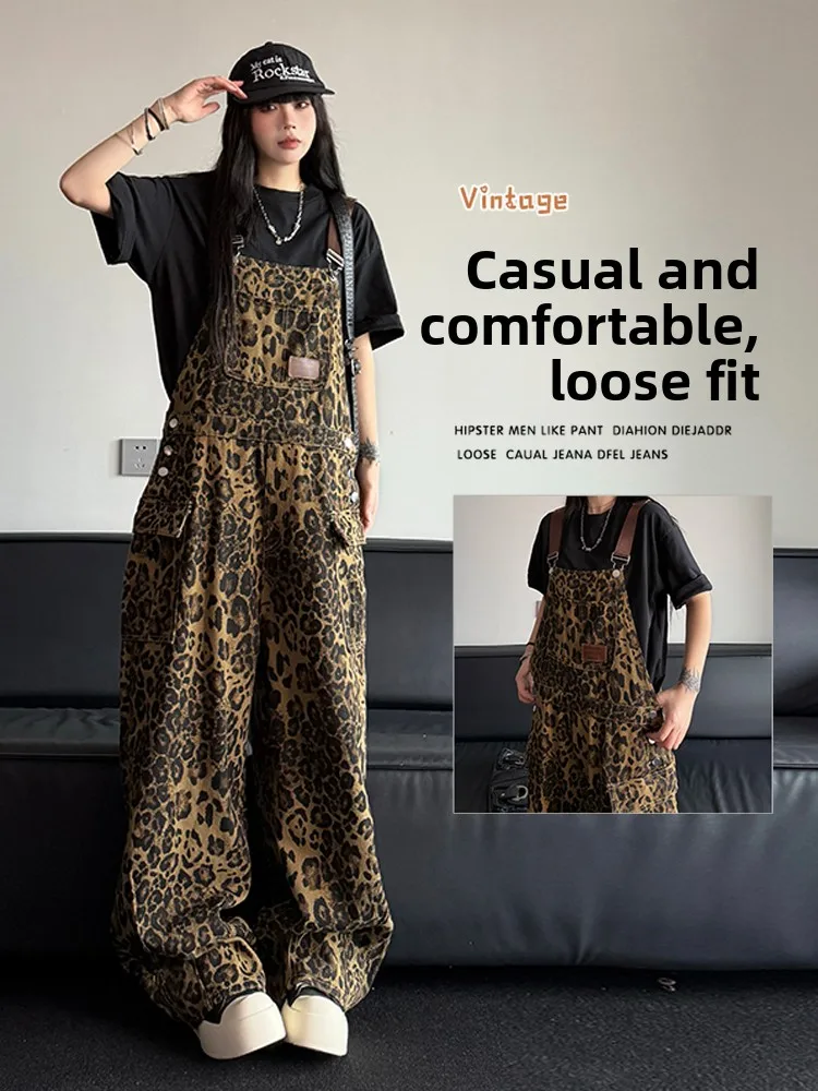 Wassup Semar Vintage American Sle Loose Wide Leg Workwear Overalls Denim Bib Pants ex Youth Summer Faion Trend
Wassup Semar Vintage American Sle Loose Wide Leg Workwear Overalls Denim Bib Pants ex Youth Summer Faion Trend