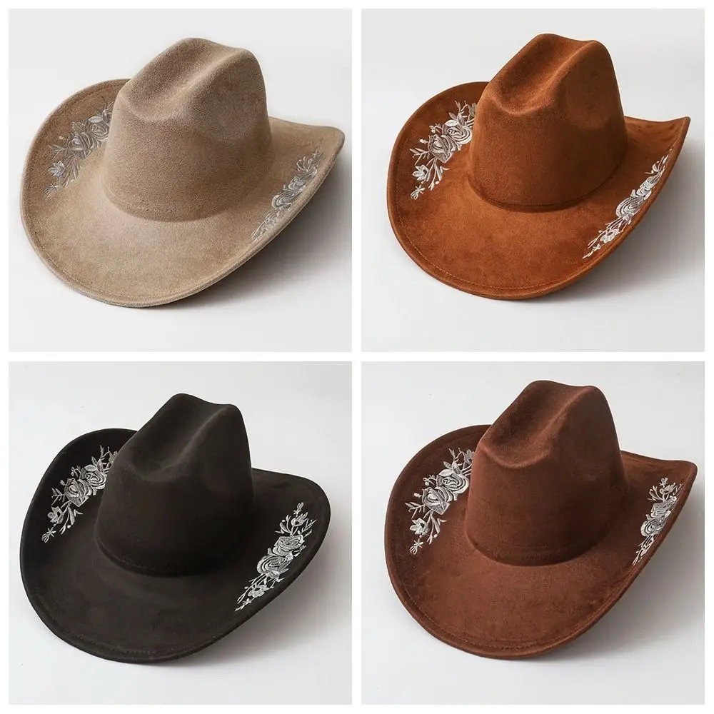 Large Brimmed Embroidered Felt Top Hat Formal Occasion Embroidery Flower Decoration Fedora Hat Casual Jazz Hats
Large Brimmed Embroidered Felt Top Hat Formal Occasion Embroidery Flower Decoration Fedora Hat Casual Jazz Hats