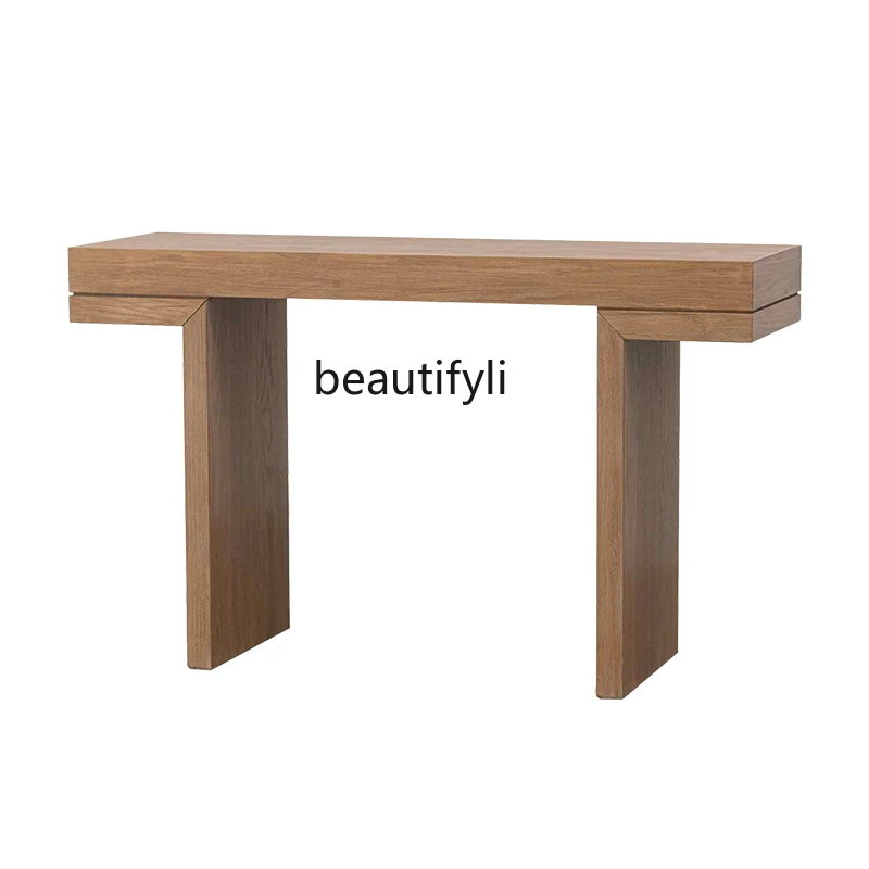 minimalist entrance table Solid wood modern minimalist entrance facing the entrance Living room against the wall side table
minimalist entrance table Solid wood modern minimalist entrance facing the entrance Living room against the wall side table