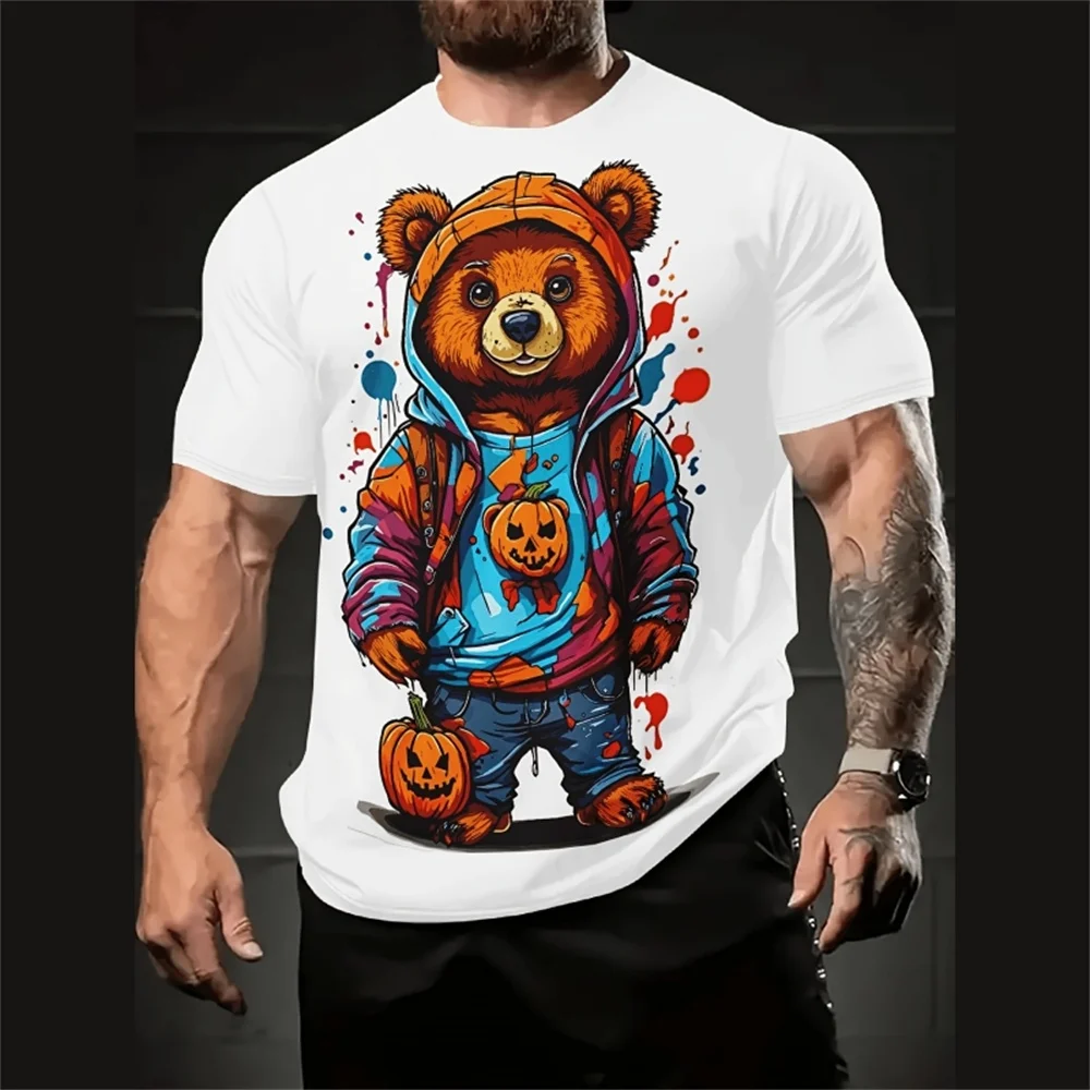 Funny Cartoon Men's T-Shirt 3d Print Short Sleeve Micro Elastic Breath Streetwear Summer Casual Oversized T-Shirts Men Clothing
Funny Cartoon Men's T-Shirt 3d Print Short Sleeve Micro Elastic Breath Streetwear Summer Casual Oversized T-Shirts Men Clothing