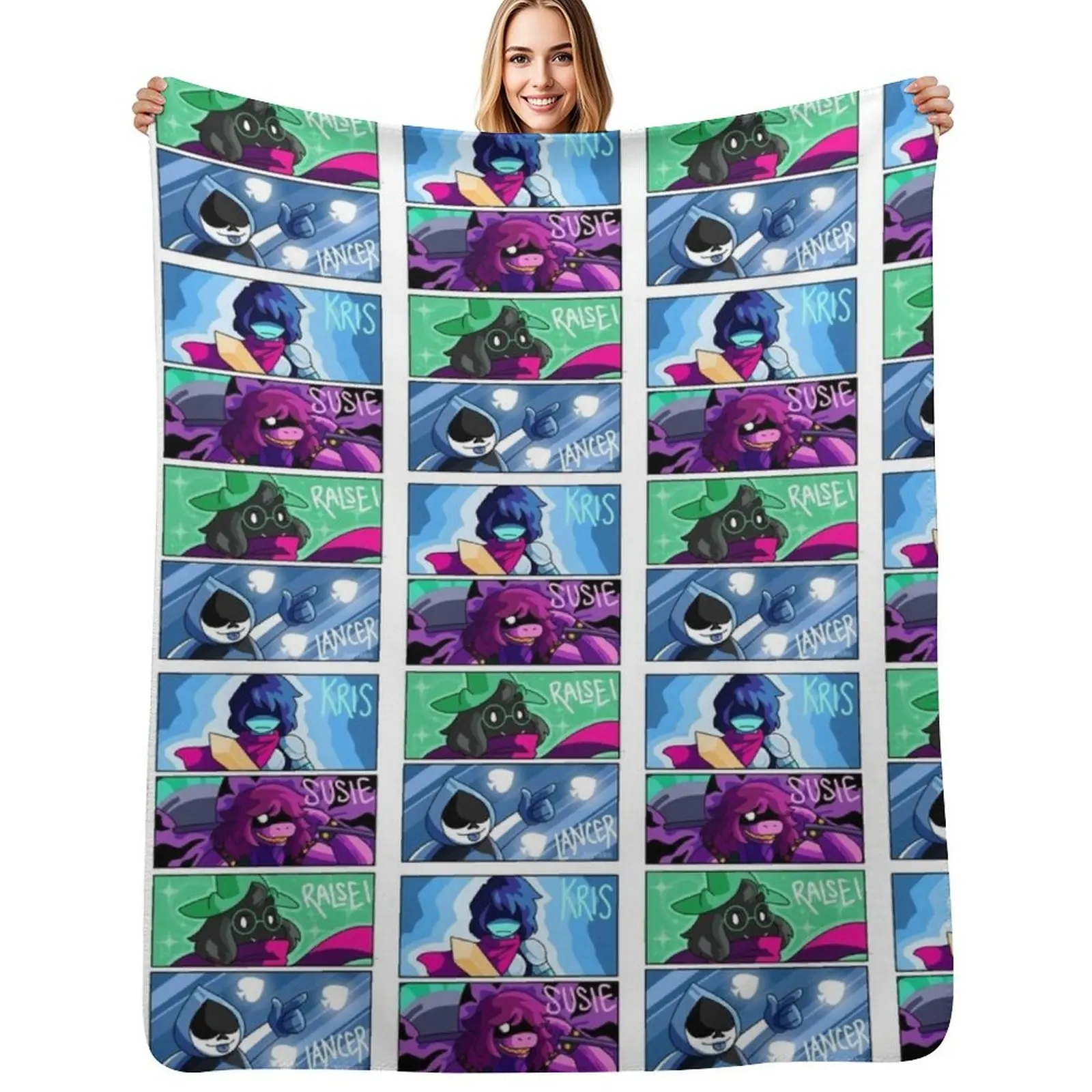 Deltarune Comic Strip Throw Blanket Flannel Fleece Soft Warm Throw Blanket
Deltarune Comic Strip Throw Blanket Flannel Fleece Soft Warm Throw Blanket